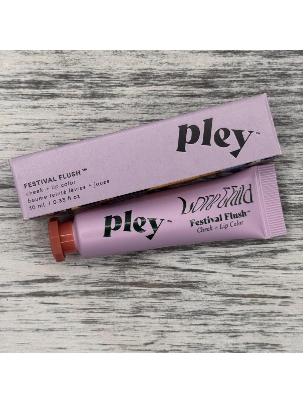 Pley Love Child Festival Flush Cheek + Lip Color MOJAVE ROSE - .33oz/10ml BNIB